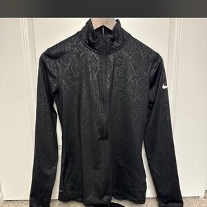 Nike Women's Black Patterned Jacket